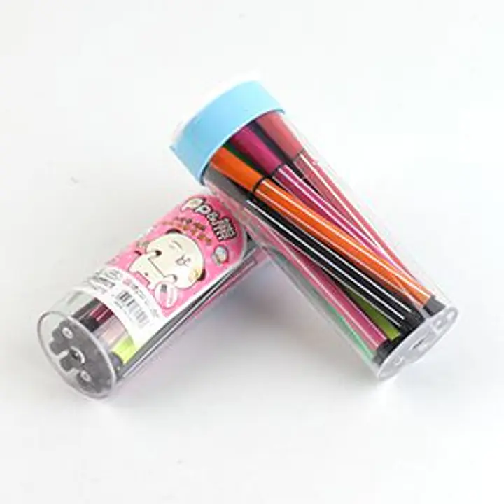 Tubular Felt-Tip Pens (12-Colour) - Master