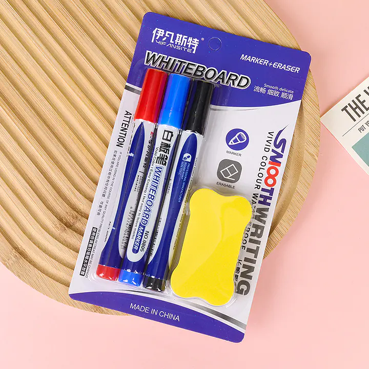 Whiteboard Kit (Markers & Eraser) - Master